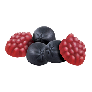 Red & Black Wine Gums 200g Bulk Candy Image