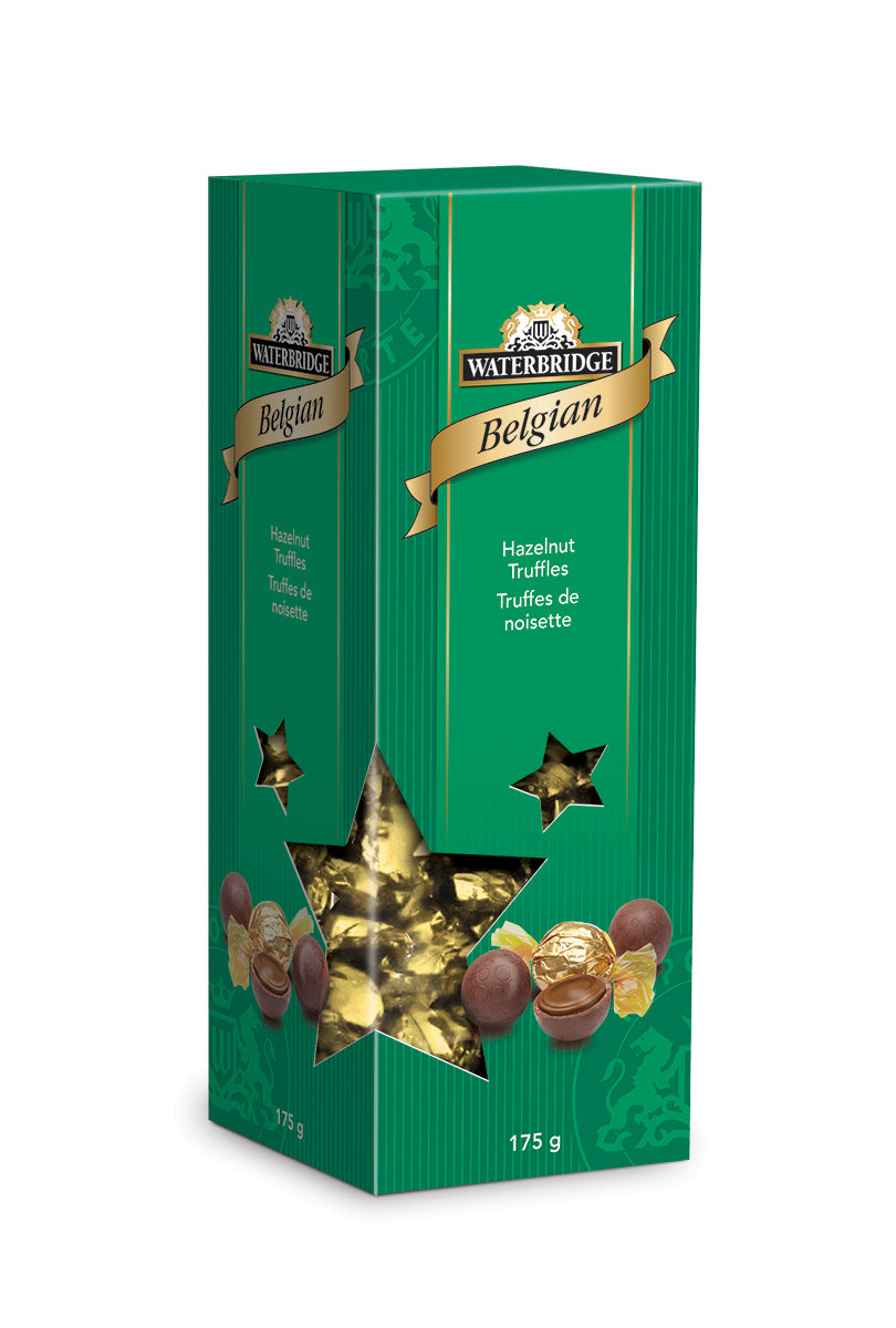 Belgian Milk Hazelnut Truffle 175g Waterbridge Confectionery Ltd.
