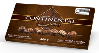 Continental Assortment Chocolate Box 400g