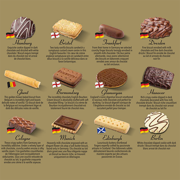 Biscuits of Europe Cookie Assortment 300g Menu