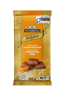 Belgian Milk Chocolate Caramel Sea Salt Bar 300g
