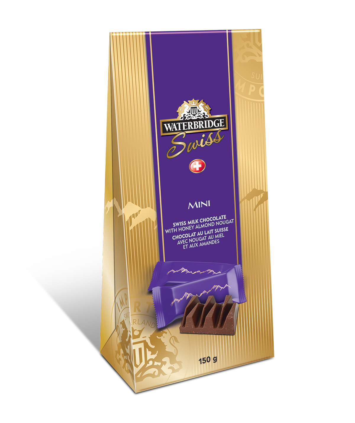 Swiss Mini Mountain Bar Carton 150g Waterbridge Confectionery Ltd swiss-mini-mountain-bar-carton-150g-waterbridge-confectionery-ltd
