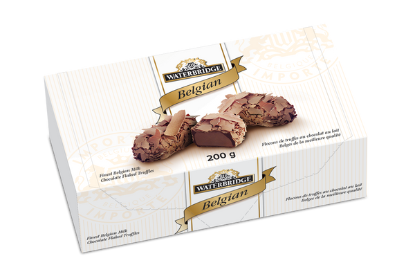 Belgian Flaked Truffle Carton 200g