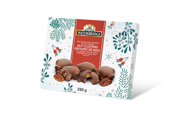 Waterbridge Pecan Caramel Clusters 330 g