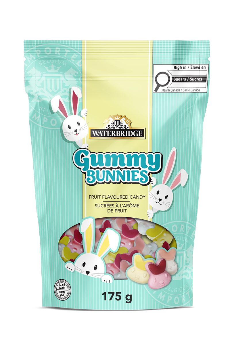 Waterbridge Gummy Bunny 175 g | Waterbridge Confectionery Ltd.