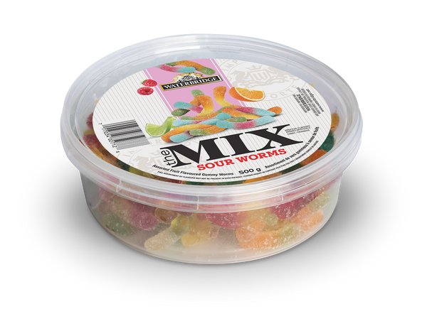 Waterbridge The Mix Sour Worms Tub 500 g