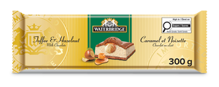 Hazelnut & Toffee Filled Milk Chocolate Bar 300g