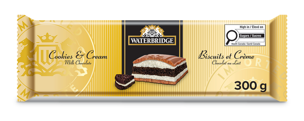 Cookies & Cream Filled Milk Chocolate Bar 300g