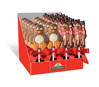 Waterbridge Reindeer or Penguin Lolly 35g