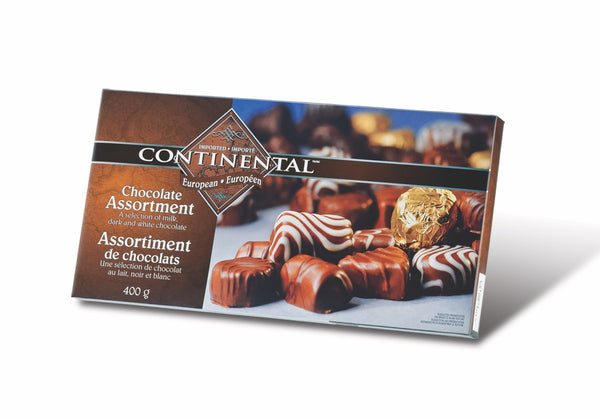 Continental Assortment Chocolate Box 400g