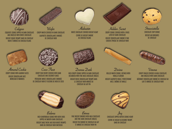 Waterbridge All Gold 250g Cookie Assortment Menu