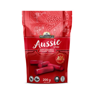 Aussie Style Strawberry Soft Liquorice 200g