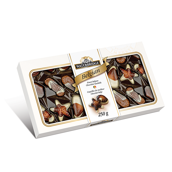 Belgian Chocolate Seashells 250g Box