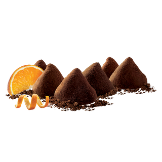 Belgian Dark Chocolate Orange Dusted Truffles 200g Bulk Truffle Pieces