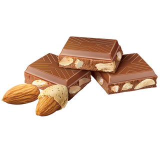 Belgian Milk Chocolate Almond Bar 300g Bulk Chocolate Image