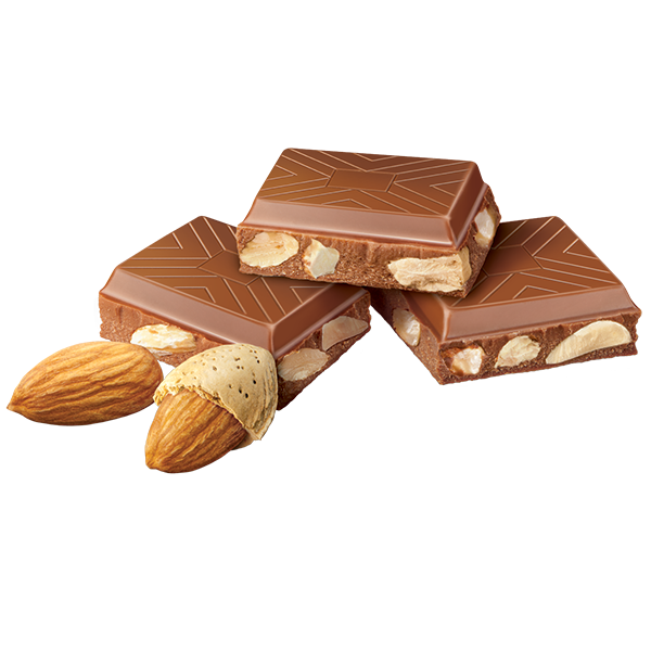 Belgian Milk Chocolate Almond Bar 300g Bulk Chocolate Image