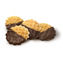 Waterbridge Belgian Chocolate Dipped All Butter Waffle Thins 110g Bulk Cookie Image