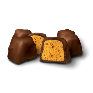 Dark Chocolate Orange Sponge Toffee 125g Bulk Image
