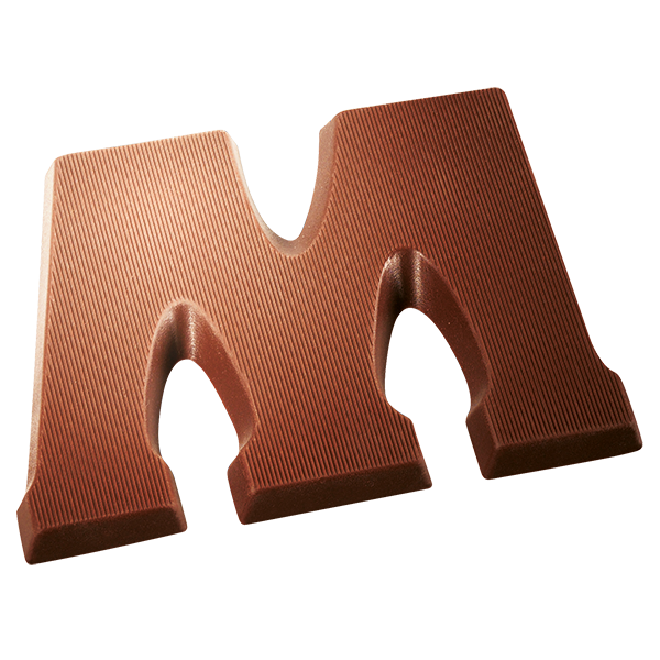 Belgian Milk Chocolate Letter M
