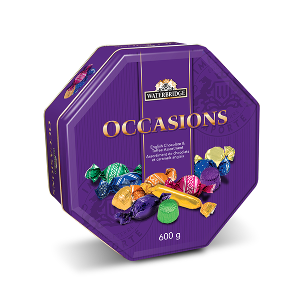 Occasions Chocolate Toffee Tin 600g